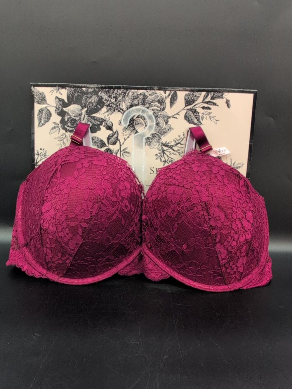 Victoria's Secret Dream Angels Lace Push Up Bra Campari Red 44DDD NWT